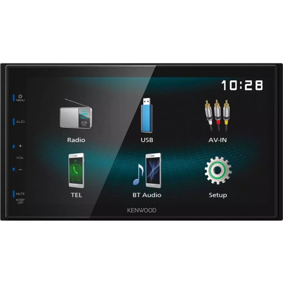 KENWOOD DMX120BT – multimedialna stacja 2-DIN z Bluetooth, USB Mirroring i ekranem 6,8”